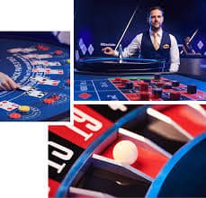 Live dealer tables and slot game interface on imbahslot platform
